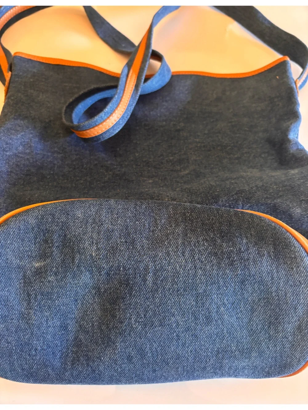 Vintage 80’s/90’s Forenza denim bucket bag